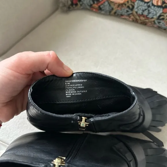 ✨ FREE PEOPLE Steve Madden fringe boots