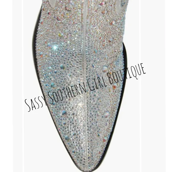 🆕⭐ Nashville rhinestone cowboy boots