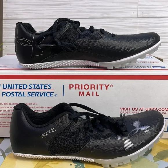 💥 UNDER ARMOUR Kick Sprint 4 Track and Field Spikes, Track Shoes Size 12 Mens