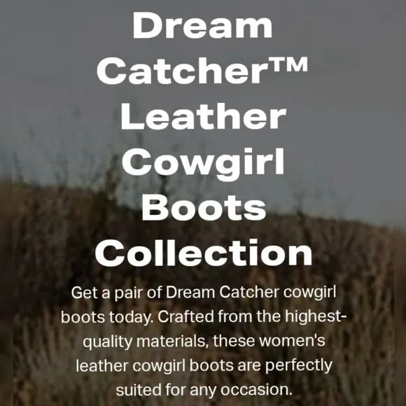 🆕⭐ Women's Durango leather Dreamcatcher cowboy boots