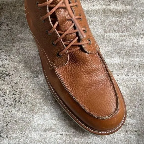 [11.5] Andrew Marc Men’s Casual Real Leather Maple Brown Boots