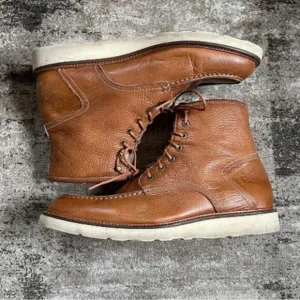 [11.5] Andrew Marc Men’s Casual Real Leather Maple Brown Boots