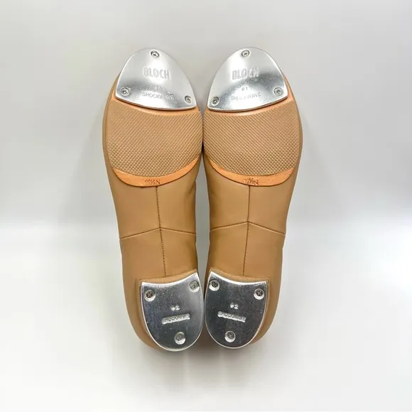 11.5N 11.5 N NARROW Bloch S0389L Black Leather Tap Flex Slip On Tap Dance Shoes