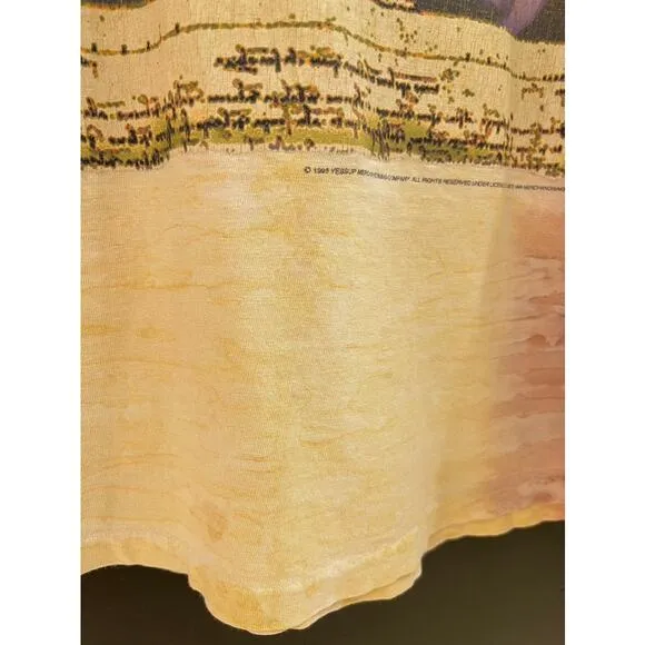 1995 Van Halen Balance Album Promo 90s Vintage Tie Dye Band Tee Shirt Pearl Jam