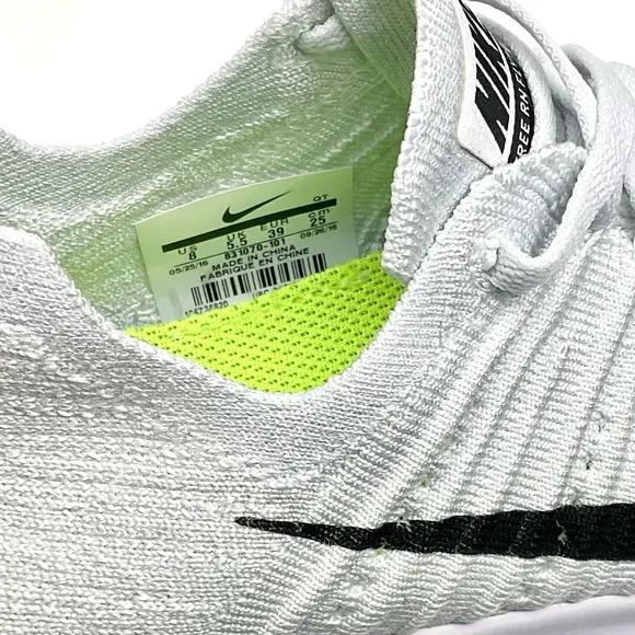2016 Nike Free RN Flyknit in Platinum Gray