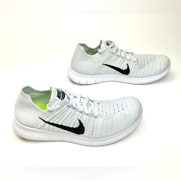 2016 Nike Free RN Flyknit in Platinum Gray