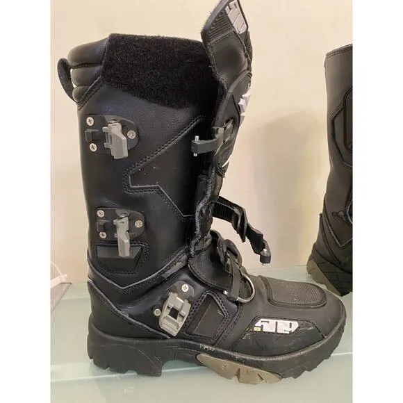 509 velo raid snow bike snowmobile boots men’s 9 motor sports insulated durable