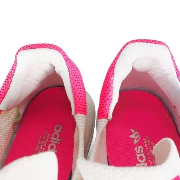 Adidas 80s Primeknit 'White Solar Pink' Casual Sneakers BB5095 Women's 5.5