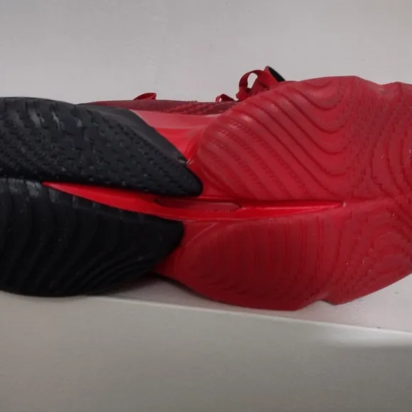 Adidas D O N MITCHELL Red and Black Athletic Shoes with Advanced Cushioning