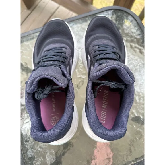 Adidas Duramo Lightmotion Running Shoes Cushioned Athletic Navy Blue Size 8