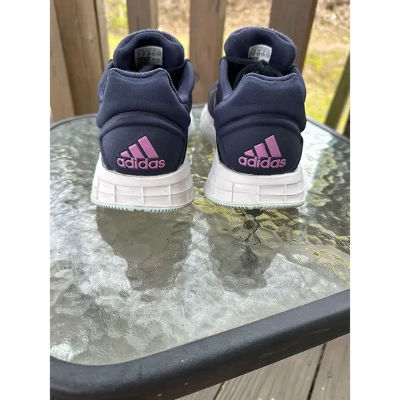 Adidas Duramo Lightmotion Running Shoes Cushioned Athletic Navy Blue Size 8