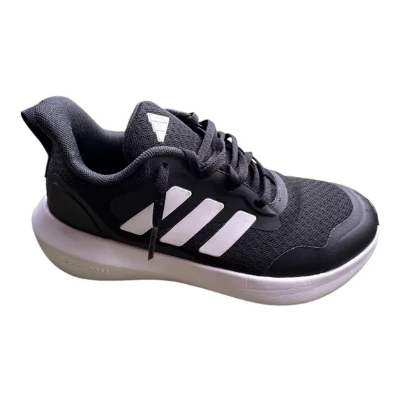 Adidas Fortarun 2.0 Black White Kids/Womens Athletic Shoes Cloudfoam SZ …