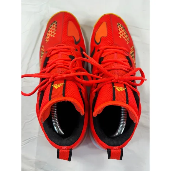 Adidas Gold Pro N3XT 2021 'Solar Gold Black Red' FY9918 Men's Size 9