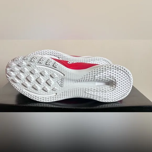 Adidas Icon 7 Turf Men’s 13 Sneaker Team Power Red/White/Solar S23713 Baseball