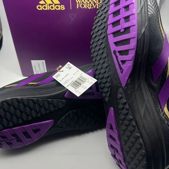 Adidas MARVEL BLACK PANTHER SL20.3 RUNNING SHOES-NWB- Men 10