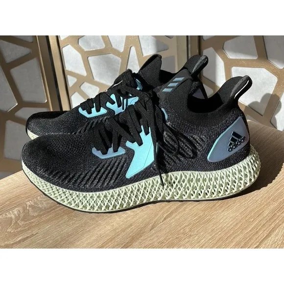 Adidas Men Black Bleu Purple ALPHAEDGE 4D Running SHOES FV6106 Sneakers 13