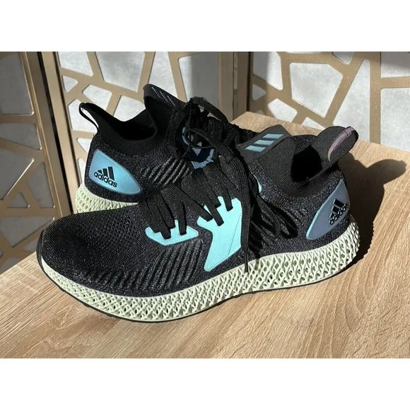Adidas Men Black Bleu Purple ALPHAEDGE 4D Running SHOES FV6106 Sneakers 13