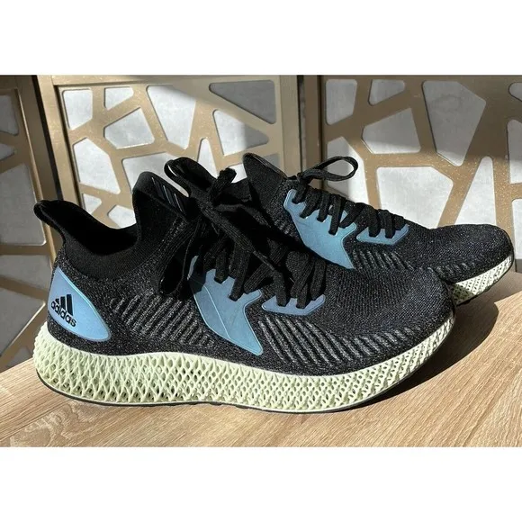 Adidas Men Black Bleu Purple ALPHAEDGE 4D Running SHOES FV6106 Sneakers 13