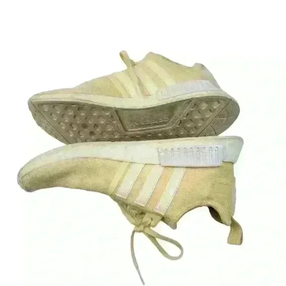 adidas NMD_R1 Sneakers Yellow Tint/White Sz 11