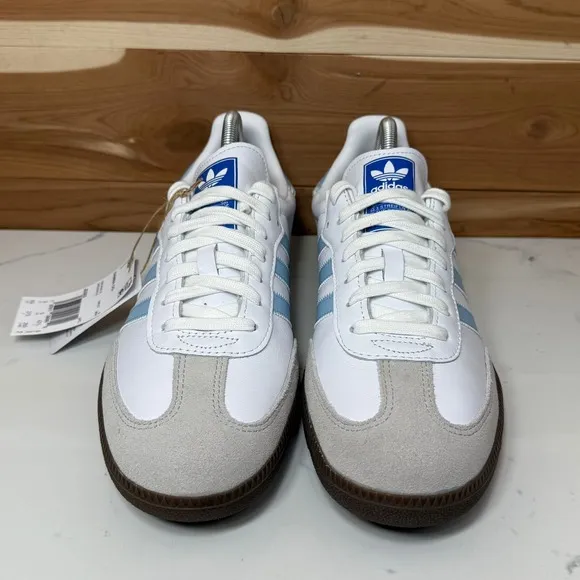 Adidas Originals Samba OG Shoes Casual Sneakers Halo Blue  (JI2003) Men's sz 9.5
