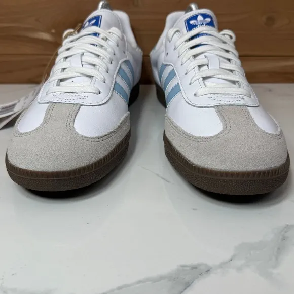Adidas Originals Samba OG Shoes Casual Sneakers Halo Blue  (JI2003) Men's sz 9.5