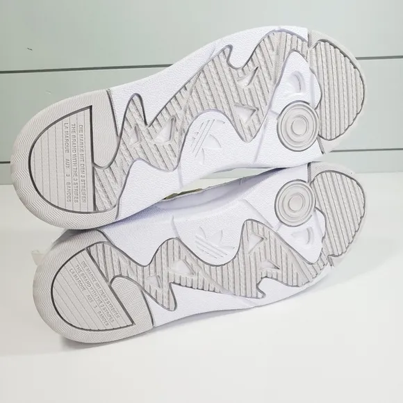Adidas Post Up WOMEN White Gold Mid Top Casual Lifestyle Sneakers Size 6