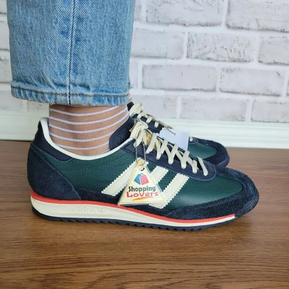 ❤️❤️❤️Adidas SL 72 OG Size 7 Women's Shoes Sneakers Green/Navy IF1938 New