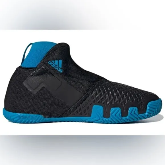 Adidas Stycon Black and Blue Women's ALL COURT TENNIS Shoes Size 8.5
