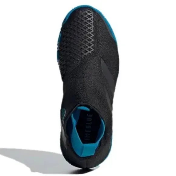 Adidas Stycon Black and Blue Women's ALL COURT TENNIS Shoes Size 8.5