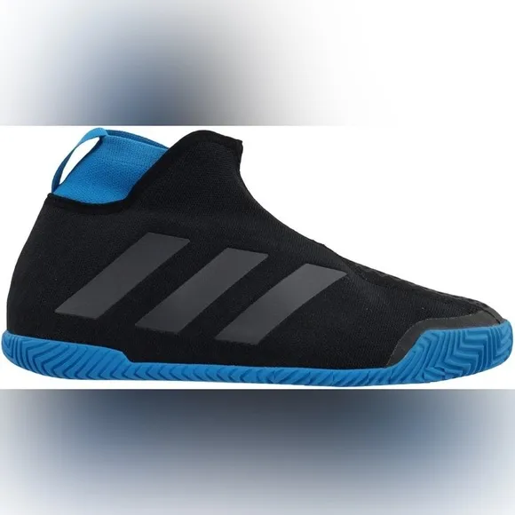 Adidas Stycon Black and Blue Women's ALL COURT TENNIS Shoes Size 8.5