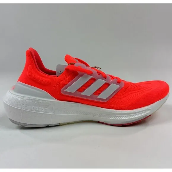 adidas Ultraboost Light Womens Red White Running Shoes Sneakers HP3344