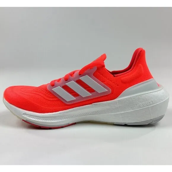 adidas Ultraboost Light Womens Red White Running Shoes Sneakers HP3344