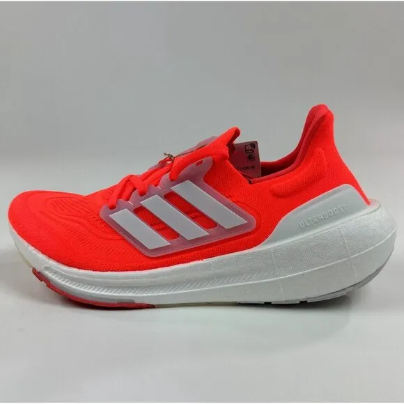 adidas Ultraboost Light Womens Red White Running Shoes Sneakers HP3344