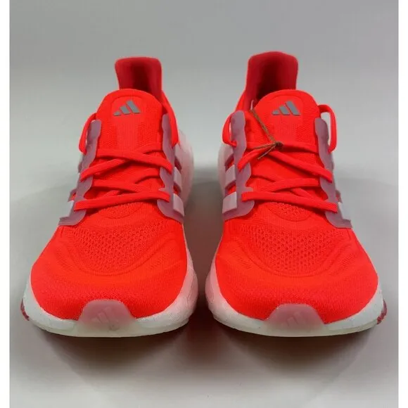 adidas Ultraboost Light Womens Red White Running Shoes Sneakers HP3344