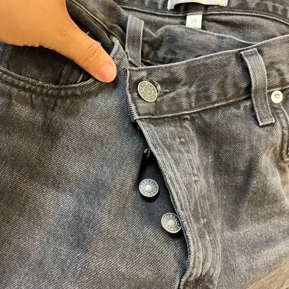 Agolde The Casey High Rise Crossover Jeans – Midnight Cowboy (Size 24)