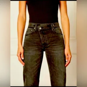 Agolde The Casey High Rise Crossover Jeans – Midnight Cowboy (Size 24)