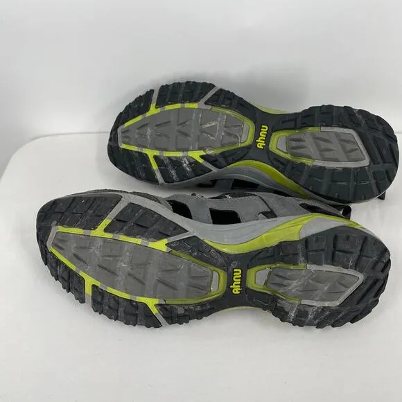 Ahnu Men's Grey Mesh Trail Hiking Sandals Sneakers Size 13