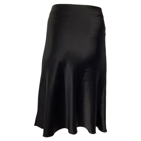 Akris Punto Midi Flared Skirt in Black Triacetate