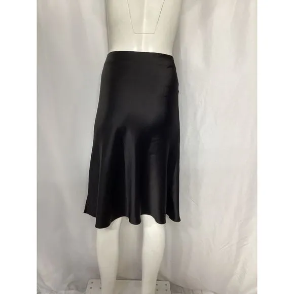 Akris Punto Midi Flared Skirt in Black Triacetate