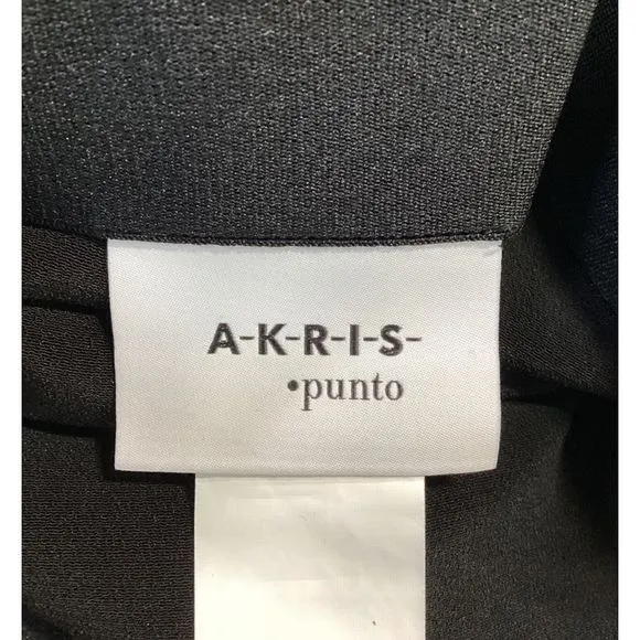 Akris Punto Midi Flared Skirt in Black Triacetate