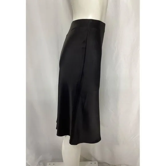 Akris Punto Midi Flared Skirt in Black Triacetate