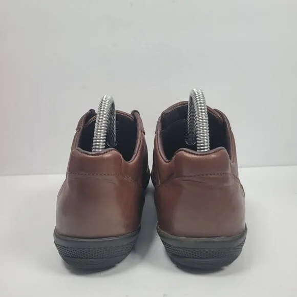 Alan Edmonds Mitchell Men's Brown Leather Oxford Casual Shoes 7.5E