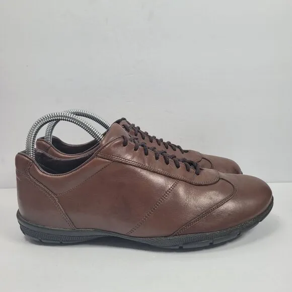 Alan Edmonds Mitchell Men's Brown Leather Oxford Casual Shoes 7.5E