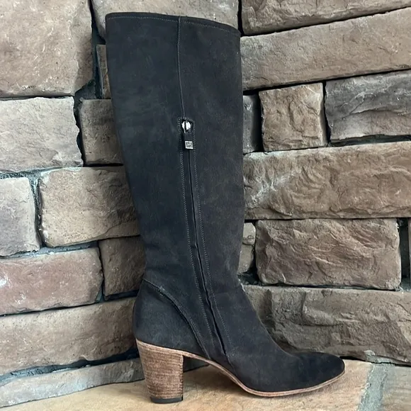 Alberto Fermani Gray Suede Knee-High Boots / SZ 39 or 8.5-9
