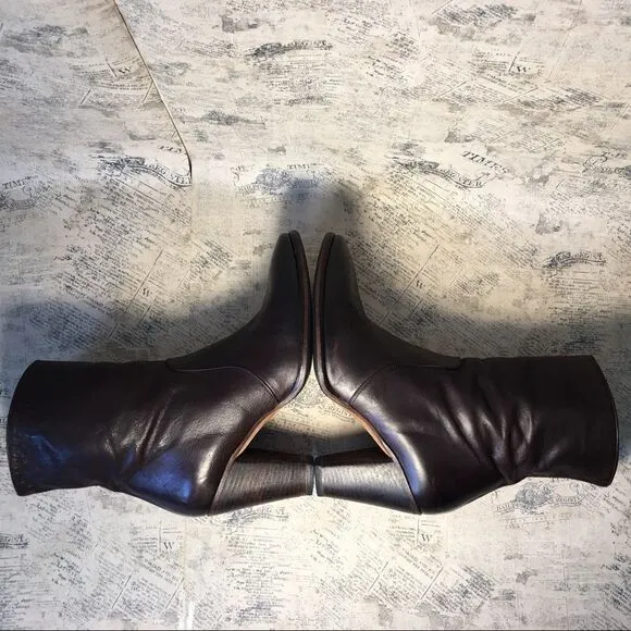 Alberto Fermani very soft brown leather boots