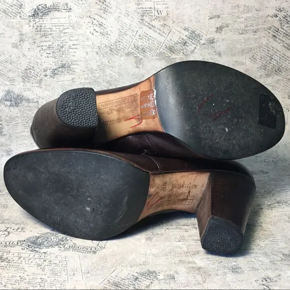 Alberto Fermani very soft brown leather boots