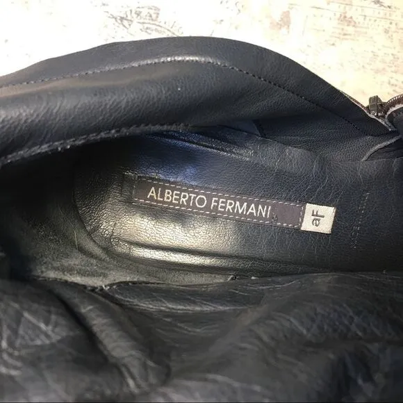Alberto Fermani very soft brown leather boots
