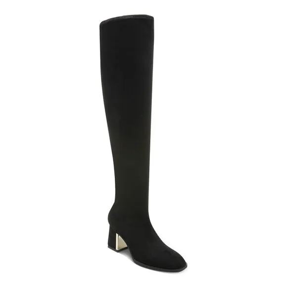 ALFANI Womens Black Zipper Accent Nanda Square Toe Block Heel Heeled Boots 11 M