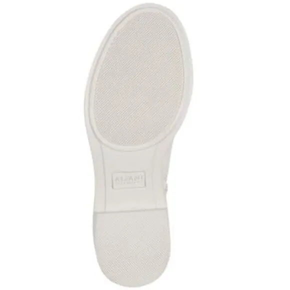 ALFANI Womens White Chantal Round Toe Block Heel Heeled Boots 7.5 M