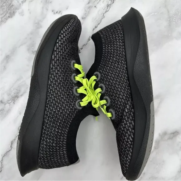 Allbirds Tree Dashers 2 Shoes Womens Sz 10 Black Knit Lace Up Comfort Sneaker TD
